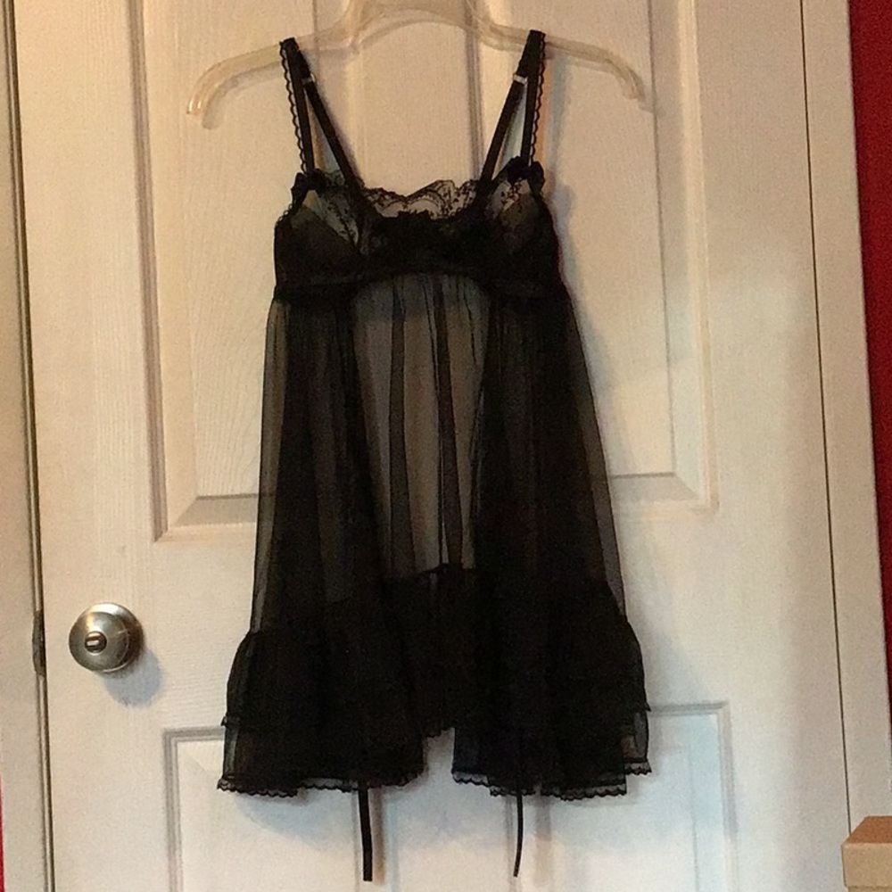 Honey Birdette 32A Layla black babydoll
